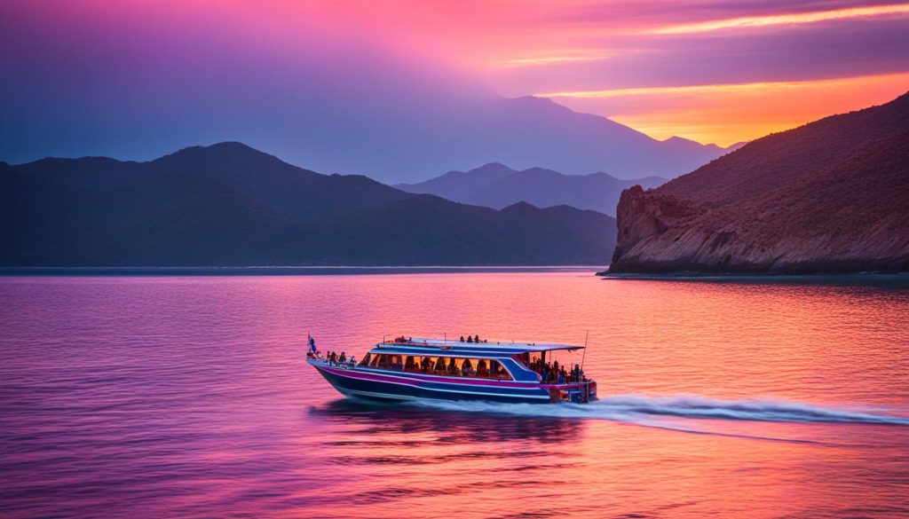 Huatulco sunset boat tour